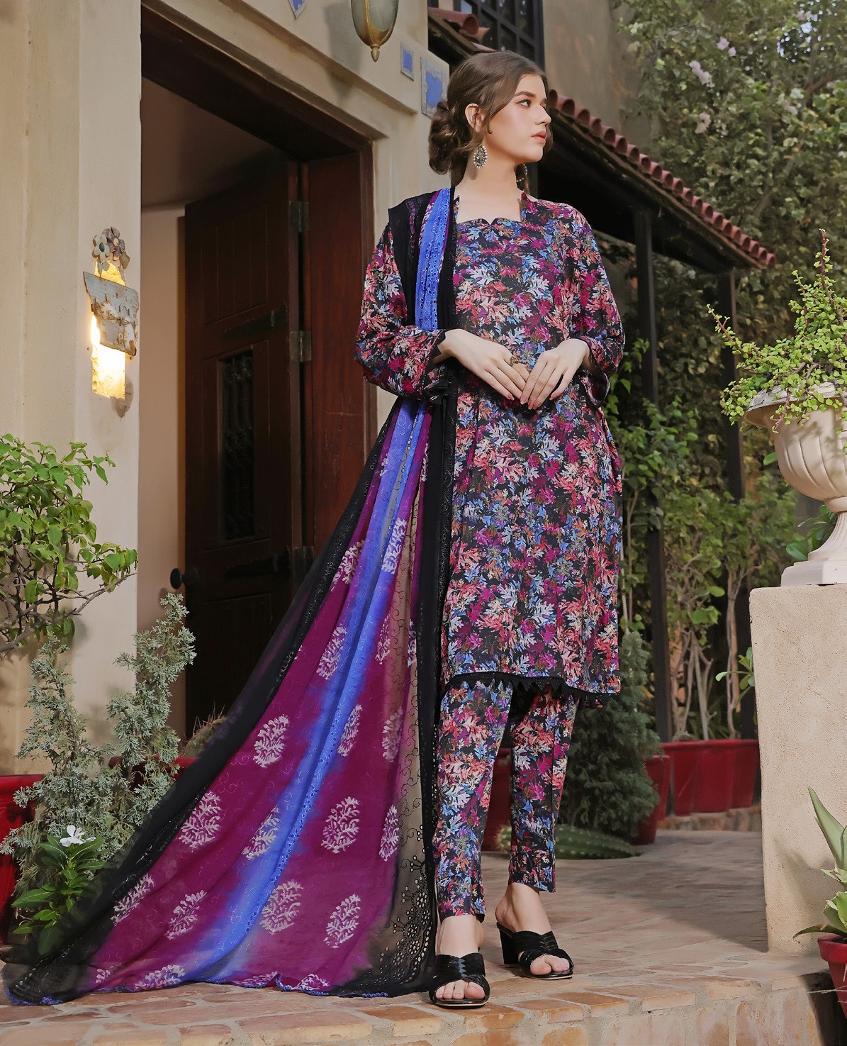 RUSBURY – New Digital Allover Printed Lawn Collection