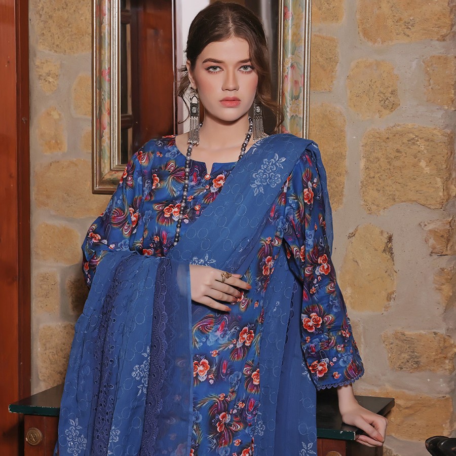 RUSBURY – New Digital Allover Printed Lawn Collection